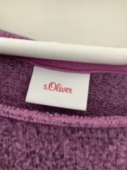 Vorschaubild 3 von Mädchen Langarmshirt Gr. 128/134 Lila Casual Pferde Pailletten Applikation