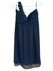 Vorschaubild 3 von Abendkleid Midikleid Elegant Raffungen Applikationen Schwarz 38 M