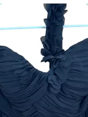 Vorschaubild 4 von Abendkleid Midikleid Elegant Raffungen Applikationen Schwarz 38 M