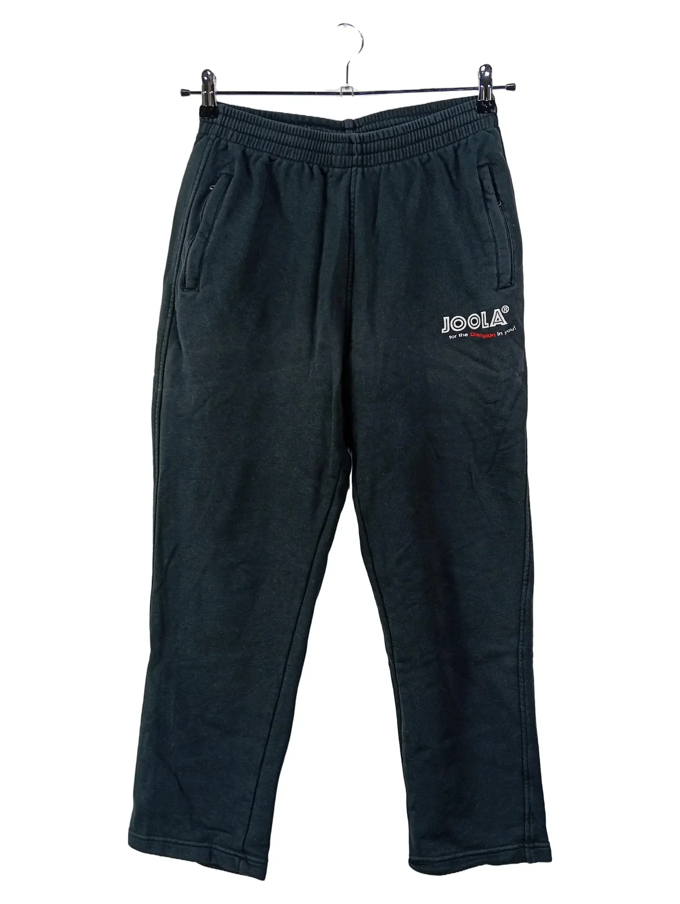 JOOLA Herren Jogginghose Gr. 46/S Schwarz Sportlich Casual Baumwolle Polyester