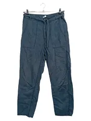 Vorschaubild 1 von Stoffhose Damen Gr. 38 Petrol Leinen Lyocell Casual