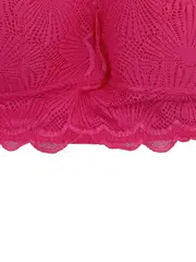 Vorschaubild 3 von Damen BH Büstenhalter 80 C Pink Spitze Blumenmuster Feminin