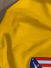 Vorschaubild 5 von Atlético Madrid Auswärtstrikot 2017/18 Herren Kurzarm V-Kragen Gelb S