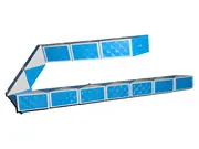 Vorschaubild 1 von Zauberschlange Magic Snake Puzzle Blau Weiß Knobelspiel Geduldspiel