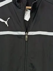 Vorschaubild 3 von Trainingsjacke Kinder Gr. 164 Schwarz Weiß Sportjacke