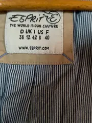 Vorschaubild 3 von Damen Anzugweste Weste Beige Gr. 38 M Klassisch Baumwolle