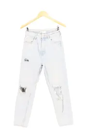 Vorschaubild 1 von Damen Straight Leg Jeans W28/36/S Blau Destroyed Casual