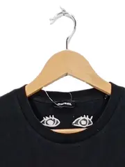 Vorschaubild 3 von Herren T-Shirt Gr. L Schwarz Damn Your Eyes Stickerei Streetwear
