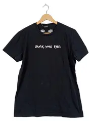 Vorschaubild 1 von Herren T-Shirt Gr. L Schwarz Damn Your Eyes Stickerei Streetwear