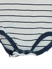 Vorschaubild 4 von Baby Body gestreift Gr. 62 Mehrfarbig mit Teddy-Applikation