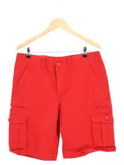 Vorschaubild 1 von Damen Cargo Shorts Gr. 44 Rot Casual Streetwear Baumwolle