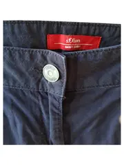 Vorschaubild 3 von SMART SHORT Damen Cargo Shorts Blau Gr. 38 Casual Uni Knopf