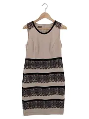 Vorschaubild 1 von Etuikleid Damen 36/S Beige Elegant Spitze Business