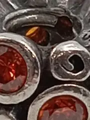 Vorschaubild 2 von Damen Charm Anhänger 925 Sterlingsilber Strasssteine Silber Elegant