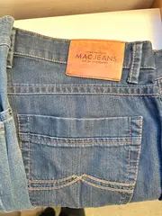 Vorschaubild 3 von T400 Herren Straight Leg Jeans Gr. 38 Blau NEU