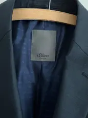 Vorschaubild 4 von Herren Sakko Business Blau Gr. 44/XS Uni Knopf Langarm