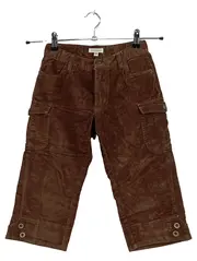 Vorschaubild 1 von Cargohose Mädchen 138/140 Braun Cord 3/4 Hose Capri