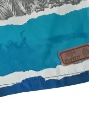 Vorschaubild 2 von Badeshorts Kinder Gr. 128 Mehrfarbig Maritim Streifen Palmen