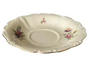 Vorschaubild 1 von Unterteller Pompadour Beige Porzellan Blumenmuster