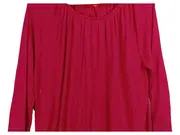 Vorschaubild 2 von Damen Langarmshirt Pink Gr. 42/XL Casual Metallic-Look