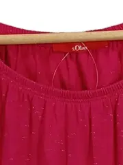 Vorschaubild 7 von Damen Langarmshirt Pink Gr. 42/XL Casual Metallic-Look