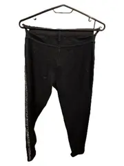 Vorschaubild 5 von Mädchen Jogginghose Jeggings Gr. 164 Blau Glitzerstreifen