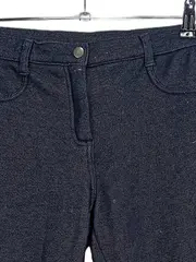 Vorschaubild 2 von Mädchen Jogginghose Jeggings Gr. 164 Blau Glitzerstreifen