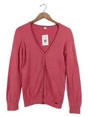Vorschaubild 1 von Strickjacke Damen Gr. 36/S Pink Casual Baumwolle Langarm