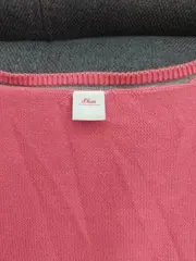 Vorschaubild 4 von Strickjacke Damen Gr. 36/S Pink Casual Baumwolle Langarm