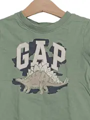 Vorschaubild 2 von Kinder T-Shirt Gr. 86/90 Grün Dinosaurier Logo Print Baumwolle