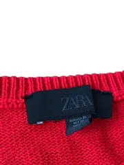 Vorschaubild 7 von Damen Strickjacke Rot Gr. 42/XL Casual Cardigan Langarm