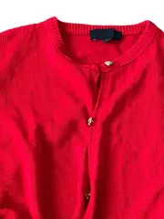 Vorschaubild 3 von Damen Strickjacke Rot Gr. 42/XL Casual Cardigan Langarm