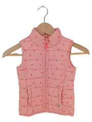 Vorschaubild 1 von Kinder Steppweste Mädchen Pink Punkte Gr. 92/98