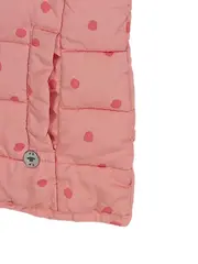 Vorschaubild 2 von Kinder Steppweste Mädchen Pink Punkte Gr. 92/98