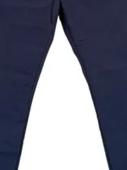 Vorschaubild 3 von Herren Stoffhose Modern Blau Gr. M Reißverschluss-Details