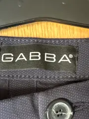 Vorschaubild 5 von Herren Stoffhose Modern Blau Gr. M Reißverschluss-Details
