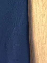Vorschaubild 6 von Herren Stoffhose Modern Blau Gr. M Reißverschluss-Details