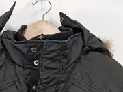Vorschaubild 3 von Herren Parka Kapuze Schwarz Gr. 48/M Freizeit Polyester