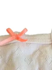 Vorschaubild 2 von Baby Body Mädchen Gr. 68 Rosa Lochmuster Baumwolle Träger