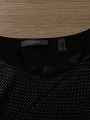 Vorschaubild 3 von Damen Langarmshirt Gr. M Schwarz Gepunktet 3/4-Arm Casual