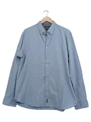 Vorschaubild 1 von Herren Freizeithemd Blau Gr. 54/XXL Baumwolle Casual
