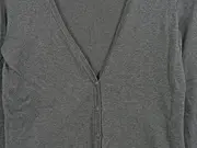 Vorschaubild 5 von Damen Strickjacke Gr. 34 Grau Casual V-Ausschnitt Cardigan