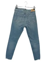 Vorschaubild 2 von Damen Destroyed Jeans Slim Fit High Waist Blau Gr. W28/36/S