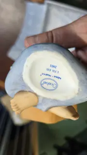 Vorschaubild 4 von Nina Marco Dekofigur Kind mit Buch Keramik Mehrfarbig 9cm
