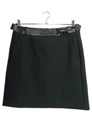 Vorschaubild 1 von TAIFUN Minirock Damen Gr. 40/L Schwarz Elegant Business Rock