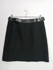 Vorschaubild 3 von TAIFUN Minirock Damen Gr. 40/L Schwarz Elegant Business Rock