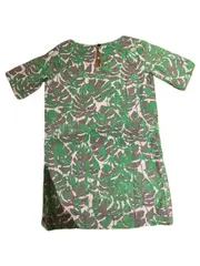 Vorschaubild 2 von Tortue Mädchen Kleid Gr. 128 Grün Blättermuster