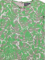 Vorschaubild 3 von Tortue Mädchen Kleid Gr. 128 Grün Blättermuster
