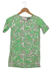 Vorschaubild 1 von Tortue Mädchen Kleid Gr. 128 Grün Blättermuster