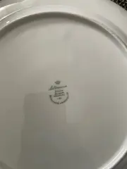 Vorschaubild 2 von Essteller Porzellan Weiß Klassisch Blumen 20cm